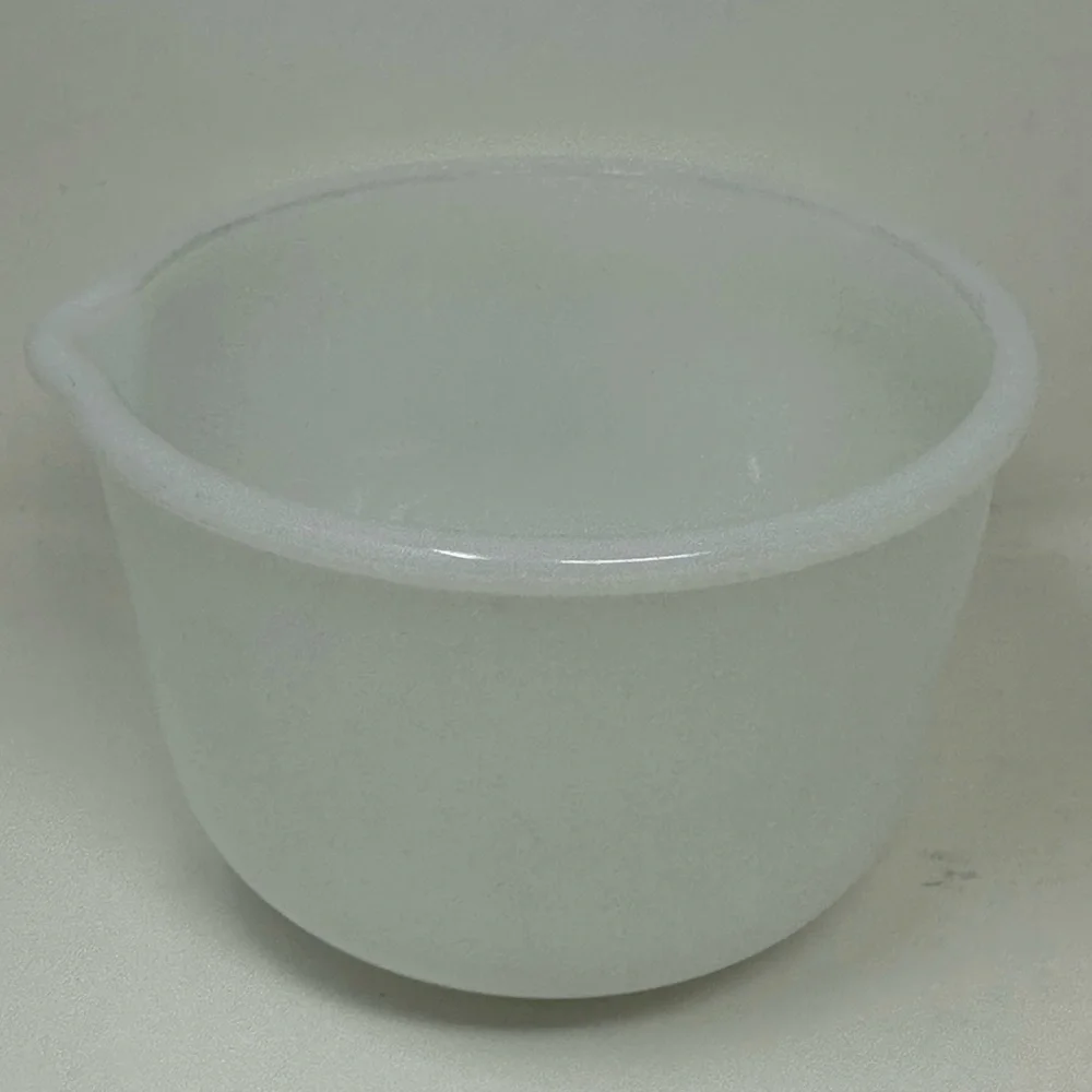 Vintage Sunbeam GlassBake White Milk Glass Mixing Bowl 6.5